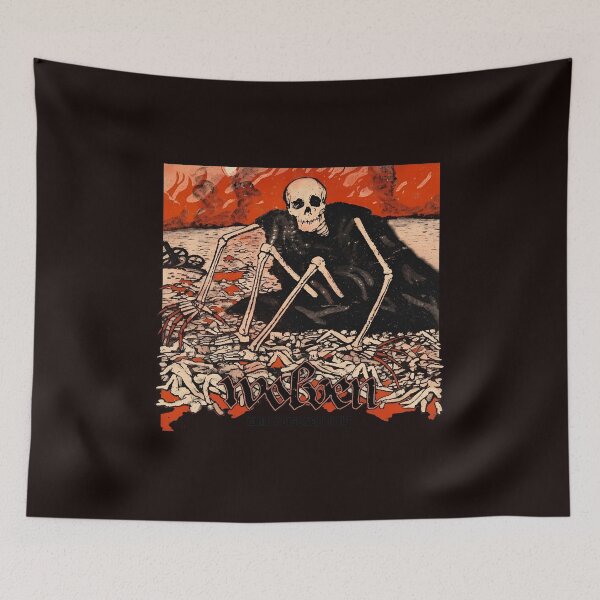 Item preview, Grim Skeleton Over Bones Cult Motif designed and sold by Jawnilflosat.