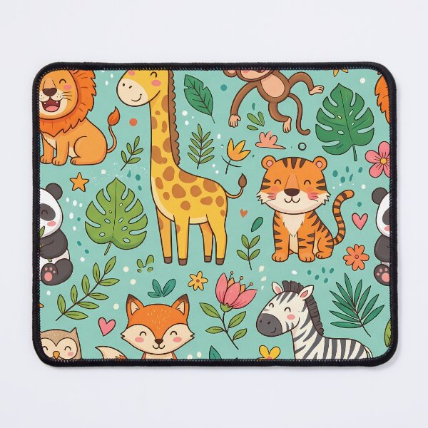 Item preview, Tiger Lion Koala Elephant Jiraffe Penguin Monkey Fox designed and sold by ART ATTACK ZONE.
