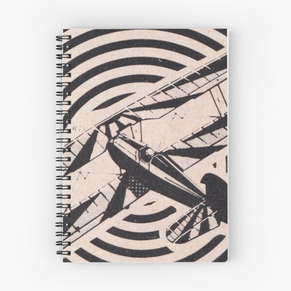 Item preview, trippy 1970s biplane drawing airshows and fly ins designed and sold by PilotandPlane.