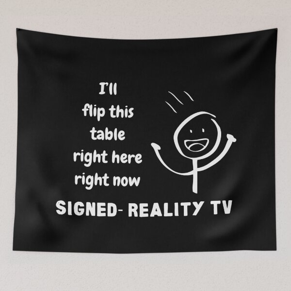 Item preview, Funny Villain Reality TV designed and sold by MayaCordalia.