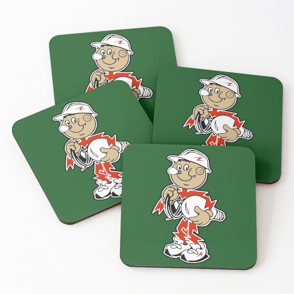 Item preview, Reddy Kilowatt Inspired Retro Electric Mascot Sticker | Vintage Electrician Decal | Utility Worker Gift | High Voltage Retro Cartoon designed and sold by VectorJoy.