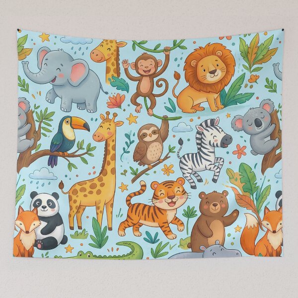 Item preview, Cocodrile Lion Koala Elephant Jiraffe Penguin Monkey Fox designed and sold by ART ATTACK ZONE.