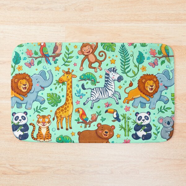 Item preview, Bear Lion Koala Elephant Jiraffe Penguin Monkey Fox designed and sold by ART ATTACK ZONE.