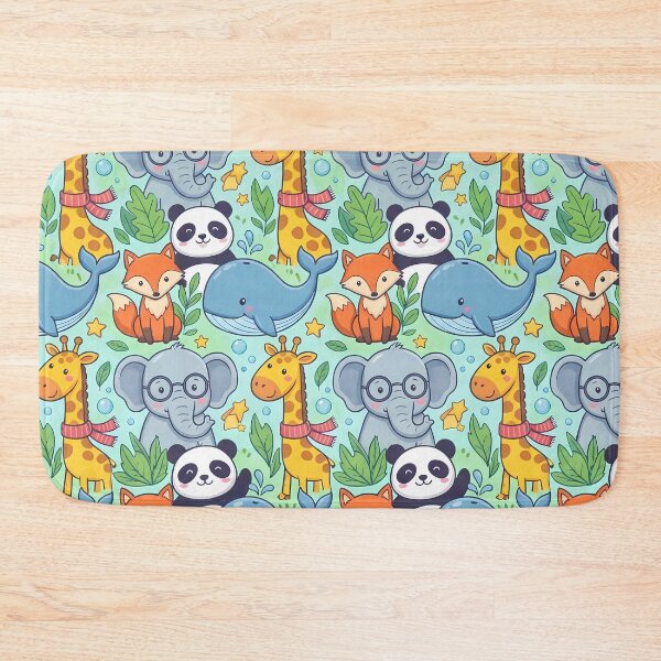 Item preview, Whale Lion Koala Elephant Jiraffe Penguin Monkey Fox designed and sold by ART ATTACK ZONE.