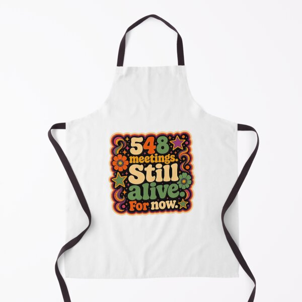 Item preview, 548 Meetings. Still Alive. For Now. | Funny Office Meeting Funky Vintage T-Shirt designed and sold by Eric Sintès.