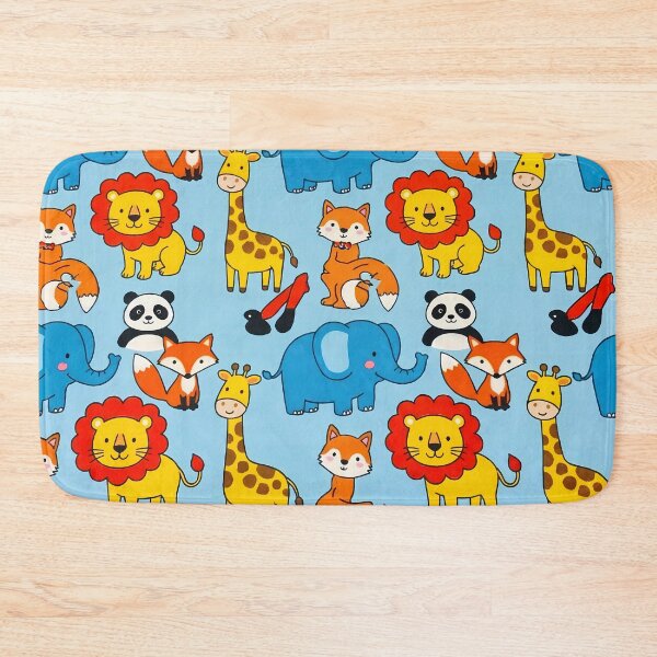 Item preview, Cartoon Lion Koala Elephant Jiraffe Penguin Monkey Fox designed and sold by ART ATTACK ZONE.