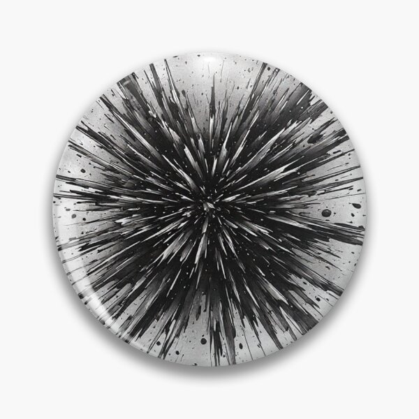 Item preview, Black Ink Explosion - Abstract Burst Art Print designed and sold by MdfkSyndicate.