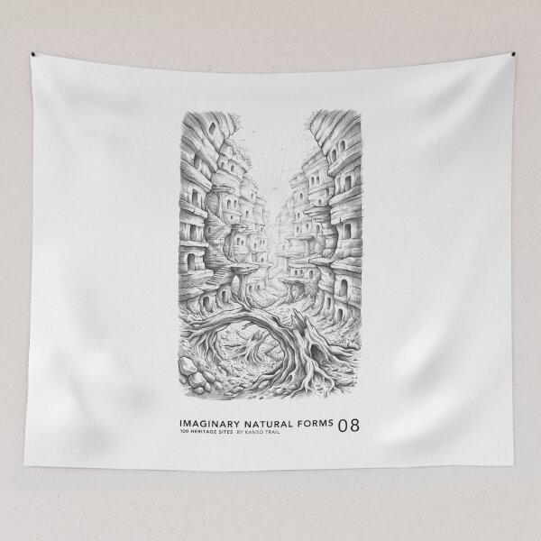 Item preview, IMAGINARY NATURAL FORMS — 100 HERITAGE SITES 08 designed and sold by KansoTrail.