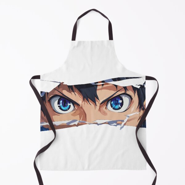 Item preview, Renzo Shima Blue Exorcist Torn Paper Eyes Peeker Intense Look designed and sold by PMartistStudio.
