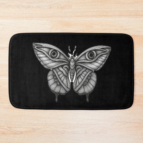 Item preview, Pastel Goth Mystical Moth Gray with Eyes designed and sold by Ideniquo.