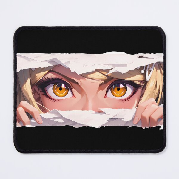 Item preview, Kaede Akamatsu Danganronpa Blonde Hair Gold Eyes Peeker Closeup designed and sold by PMartistStudio.