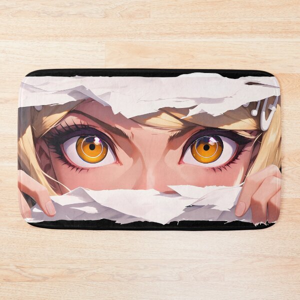 Item preview, Kaede Akamatsu Danganronpa Blonde Hair Gold Eyes Peeker Closeup designed and sold by PMartistStudio.