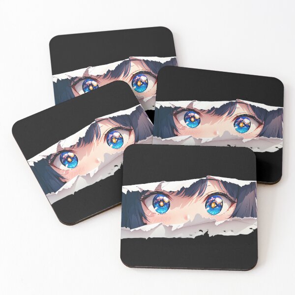 Item preview, Noshiro Azur Lane Ripped Paper Peeking Eyes Closeup designed and sold by PMartistStudio.