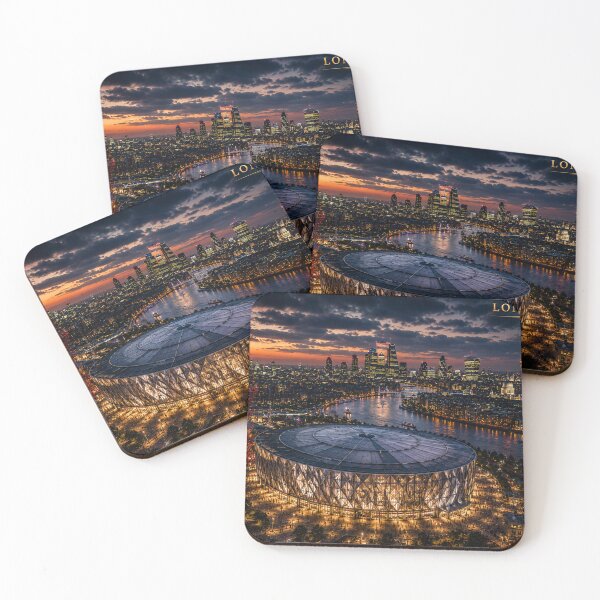 Item preview,  London City Skyline Concert Arena Art – Cinematic Twilight Edition designed and sold by globetrottergfx.