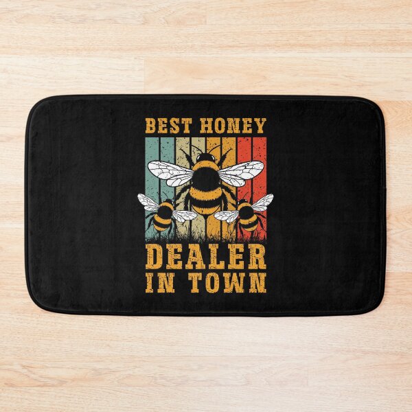 Item preview, Best Honey Dealer In Town Vintage Retro Sunset Beekeeper Gift designed and sold by Dmetalx Art Apparel.