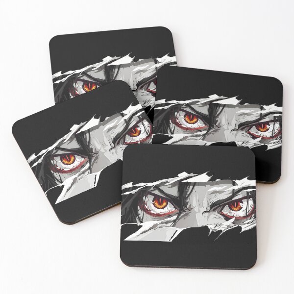 Item preview, Alucard Hellsing Ojos Rojos Papel Rasgado Vistazo Primer Plano designed and sold by PMartistStudio.