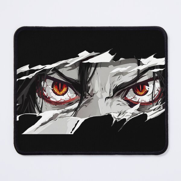 Item preview, Alucard Hellsing Red Eyes Torn Paper Peek Closeup designed and sold by PMartistStudio.