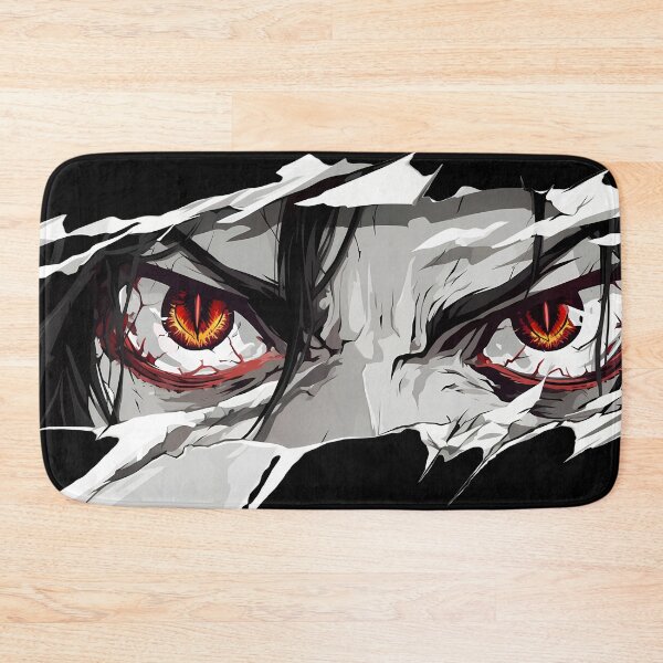 Item preview, Alucard Hellsing Red Eyes Torn Paper Peek Closeup designed and sold by PMartistStudio.
