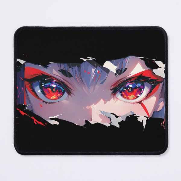 Item preview, Shuten Douji Fate Grand Order Glowing Eyes Ripped Paper Peeker designed and sold by PMartistStudio.