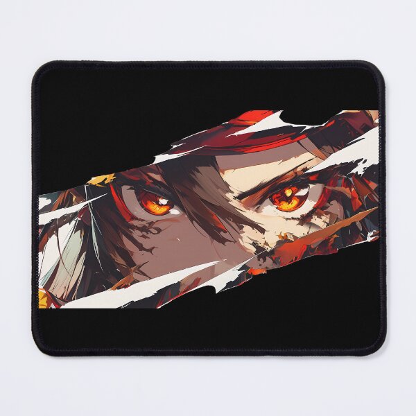 Item preview, Nobunaga Oda Fate Grand Order Fiery Eyes Ink Splatter Peeker designed and sold by PMartistStudio.