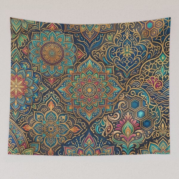 Item preview, India Madala Patterns Spirituality God Religion Colors Design designed and sold by ART ATTACK ZONE.