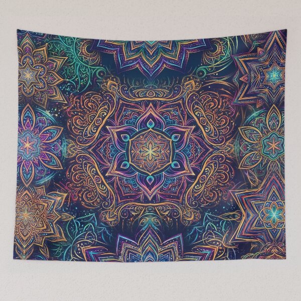 Item preview, Cosmos Mandala Patterns Spirituality God Religion Colors Design designed and sold by ART ATTACK ZONE.