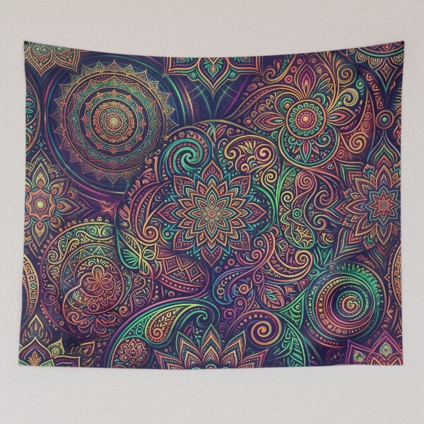 Item preview, Retro Mandala Patterns Spirituality God Religion Colors Design designed and sold by ART ATTACK ZONE.