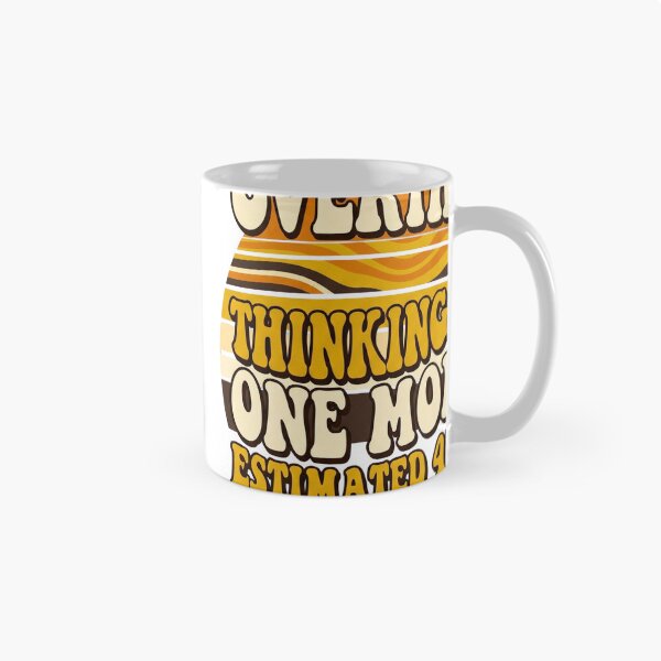 Item preview, Certified Overthinker Retro Sunset Funny Introvert Humor Shirt designed and sold by Egyptian king ⭐⭐⭐⭐⭐.