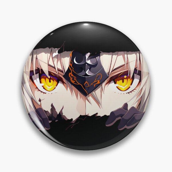 Item preview, Jeanne Darc Alter Fate Grand Order Golden Eyes Mask Peeker Closeup designed and sold by PMartistStudio.