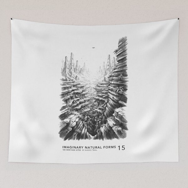Item preview, IMAGINARY NATURAL FORMS — 100 HERITAGE SITES 15 designed and sold by KansoTrail.