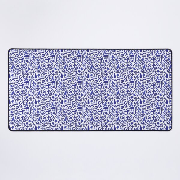 Item preview, Quirky Blue Abstract Shapes designed and sold by ScorpioSunStudio.