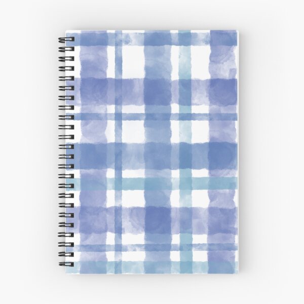 Item preview, Blue Watercolor Plaid Seamless Pattern designed and sold by Happy Little Repeats.