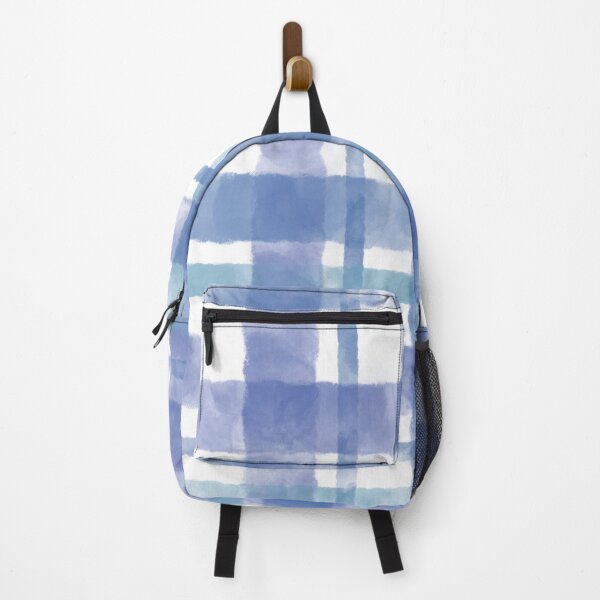 Item preview, Blue Watercolor Plaid Seamless Pattern designed and sold by Happy Little Repeats.
