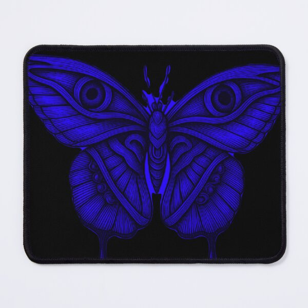 Item preview, Pastel Goth Mystical Moth Blue with Eyes designed and sold by Ideniquo.