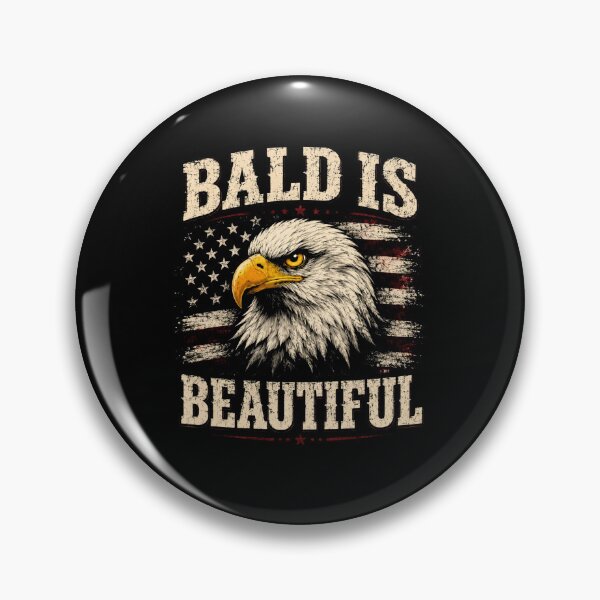 Item preview, CoBald Is Beautiful Patriotic Eagle American Pride Funny Design designed and sold by Osstaramilua.