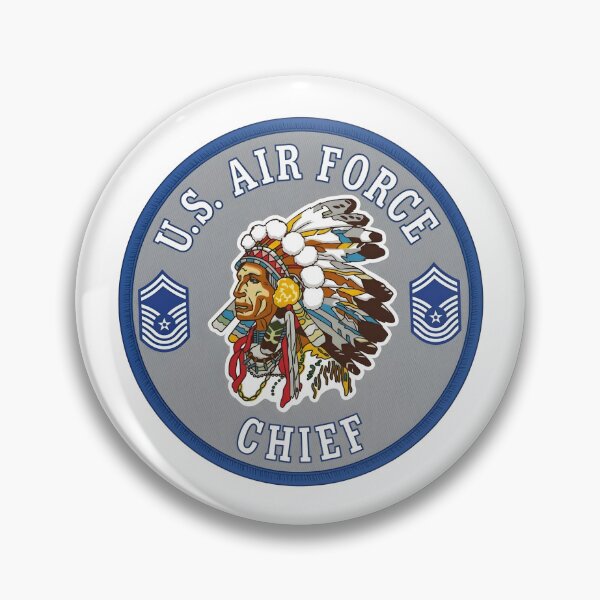 Item preview, U.S. Air Force Chief Master Sergeant Native American Heritage Emblem designed and sold by CharlieDesings.