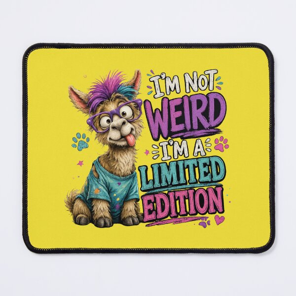 Item preview, I'm Not Weird I'm A Limited Edition Funny Llama Design designed and sold by HippyRikky.