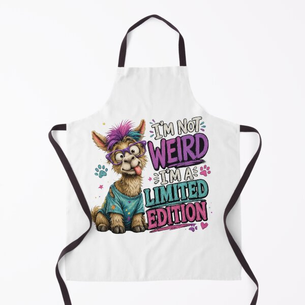 Item preview, I'm Not Weird I'm A Limited Edition Funny Llama Design designed and sold by HippyRikky.