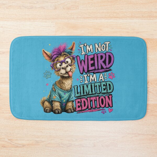 Item preview, I'm Not Weird I'm A Limited Edition Funny Llama Design designed and sold by HippyRikky.