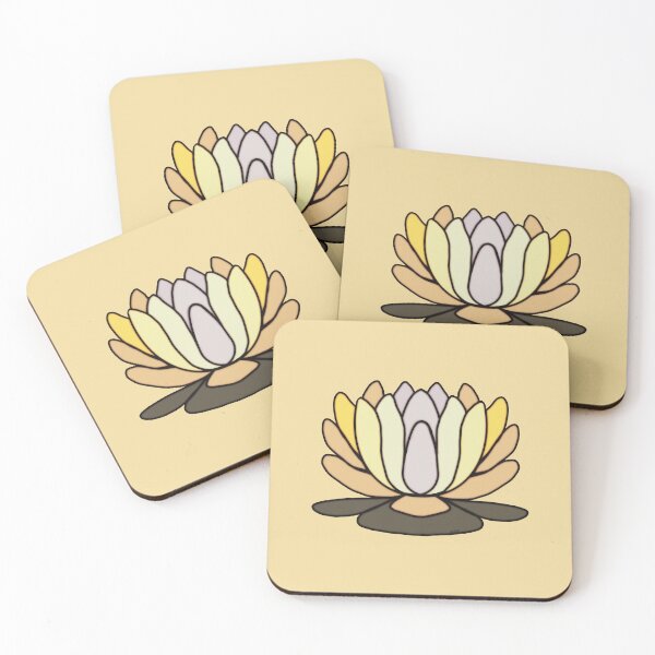 Item preview, Boho Golden Zen Botanical Amazon Water Lily designed and sold by Karin Taylor.