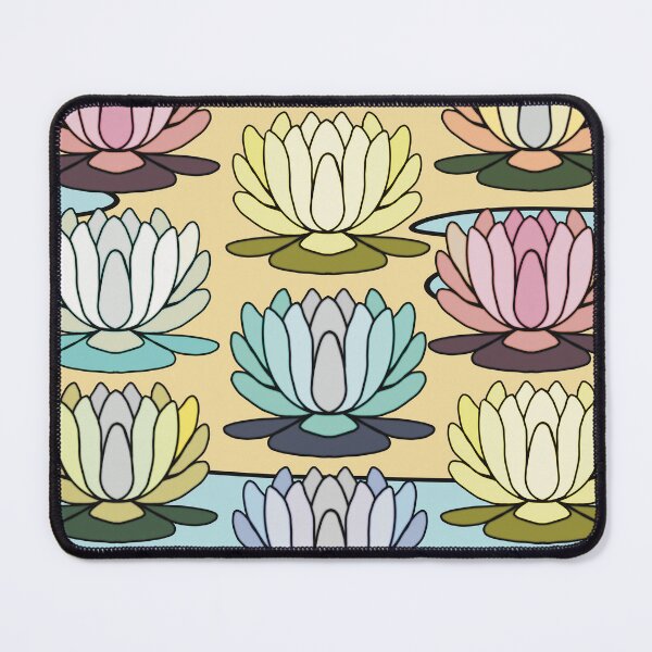 Item preview, Boho Golden Zen Botanical Amazon Water Lily designed and sold by Karin Taylor.