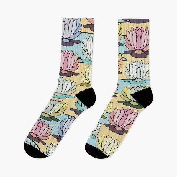 Item preview, Boho Golden Zen Botanical Amazon Water Lily designed and sold by Karin Taylor.