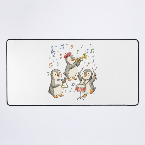 Item preview, Cute Penguins Music Concert - Little Animal Band designed and sold by TaiwanMemory.