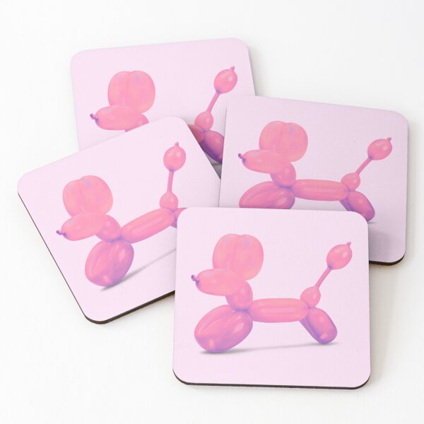 Item preview, Cute Glossy Pastel Pink Balloon Dog designed and sold by shaescreations1.