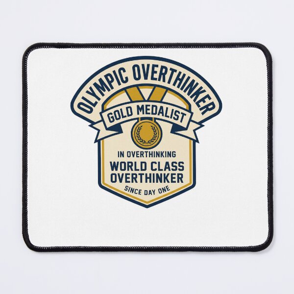 Item preview, Olympic Overthinker Funny Championship Humor Graphic Tee designed and sold by Egyptian king ⭐⭐⭐⭐⭐.