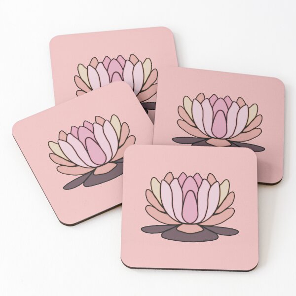 Item preview, Pink Water Lily Botanical Flower designed and sold by Karin Taylor.