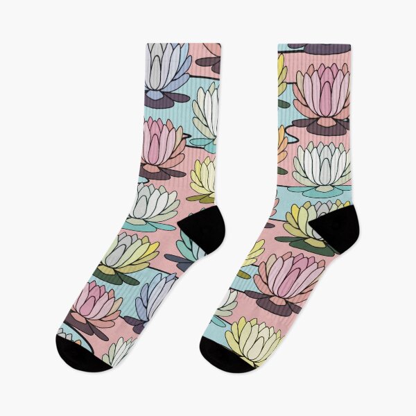 Item preview, Pink Water Lily Botanical Flower designed and sold by Karin Taylor.