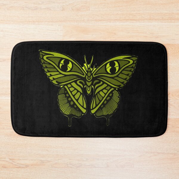 Item preview, Neo Traditional Tattoo yellow Darkwork Moth designed and sold by Ideniquo.