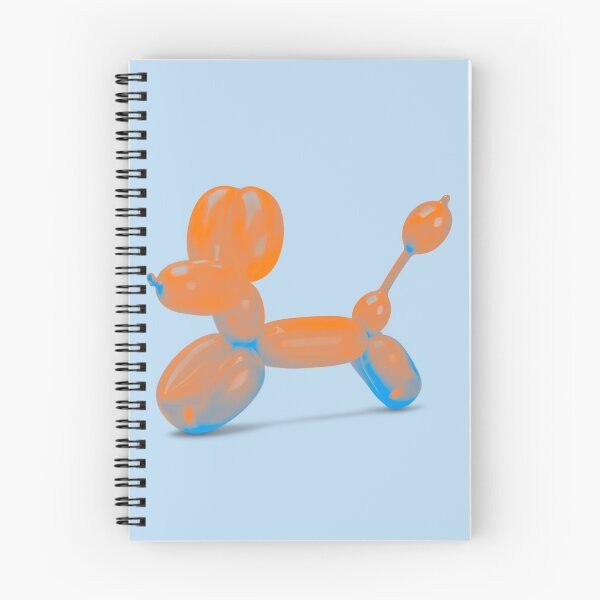 Item preview, Cute Glossy Orange Blue Balloon Dog designed and sold by shaescreations1.