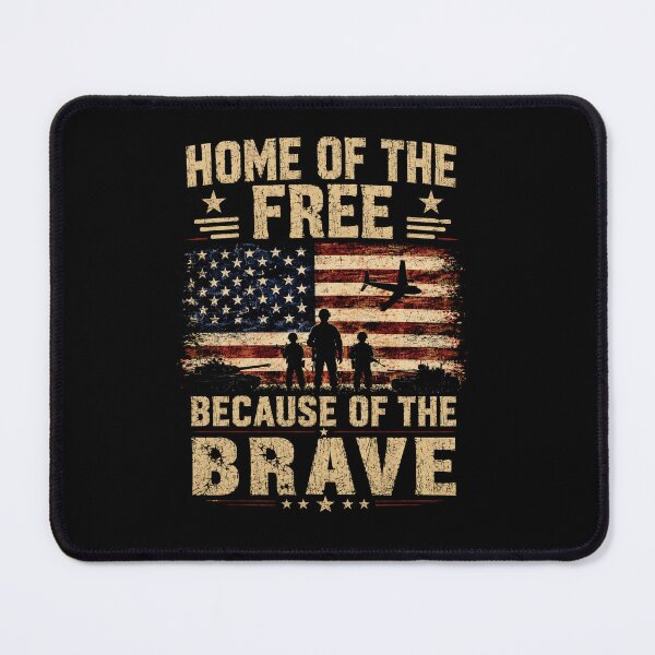 Item preview, Home Of The Free Because Of The Brave Patriotic Military Family Design designed and sold by Osstaramilua.